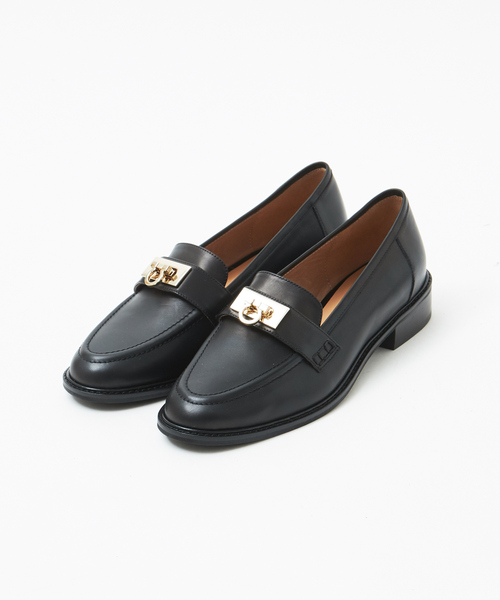 PICHE ABAHOUSE（ピシェ アバハウス）の「厚底ローファー（ローファー・レディース・ブラック/ダークブラウン/グリーン・35/36/37/38/39）」の14枚目の写真