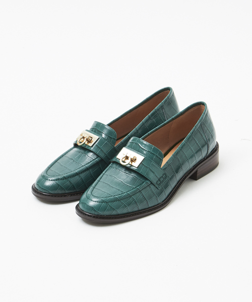 PICHE ABAHOUSE（ピシェ アバハウス）の「厚底ローファー（ローファー・レディース・ブラック/ダークブラウン/グリーン・35/36/37/38/39）」の17枚目の写真