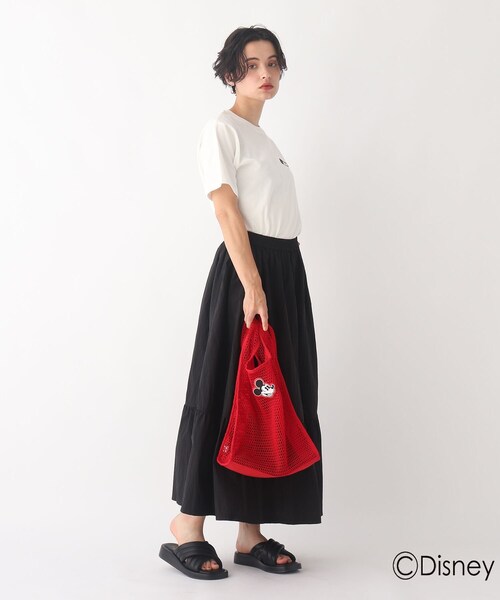 AG by aquagirl（エージーバイアクアガール）の「◆【ディズニー ミッキー＆フレンズ】ネットマーケットトート限定アイテム（トートバッグ・レディース・ブラック/ボルドー・00）」の10枚目の写真