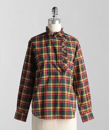 LOEFF（ロエフ）の「＜LOEFF（ロエフ）＞ コットン チェック フリル