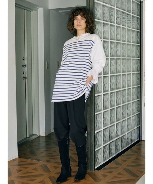 Ungrid（アングリッド）の「タックツイルパンツ（その他パンツ・レディース・ブラック/ベージュ・SMALL/MEDIUM）」の13枚目の写真