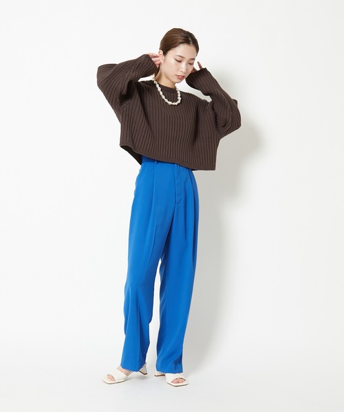 CIAOPANIC（チャオパニック）の「スクエアミュール（サンダル・レディース・ブラック/オフホワイト・24.5/23.5）」の12枚目の写真