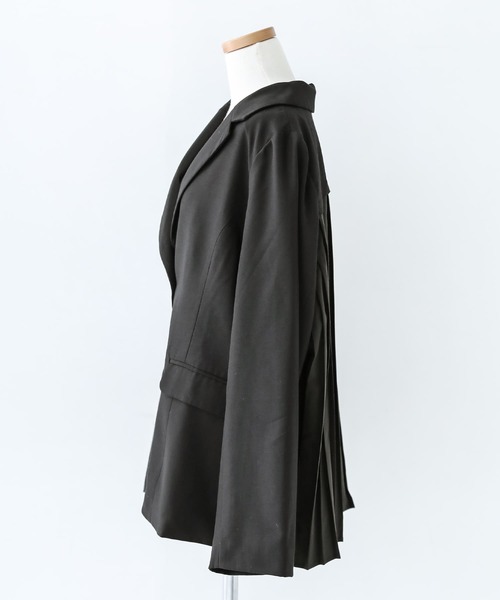 n'OrLABEL（ノアールレーベル）の「『バックプリーツジャケット』（テーラードジャケット・レディース・ピンク/ベージュ/ブラック・2/1）」の21枚目の写真