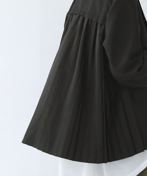 n'OrLABEL（ノアールレーベル）の「『バックプリーツジャケット』（テーラードジャケット・レディース・ピンク/ベージュ/ブラック・2/1）」の19枚目の写真