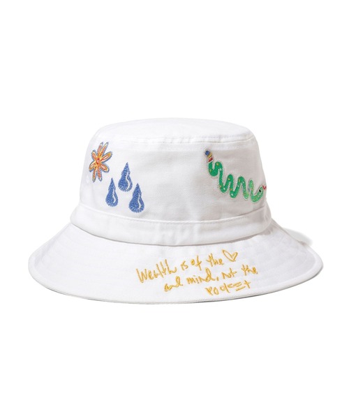 BILLIONAIRE BOYS CLUB（ビリオネア・ボーイズ・クラブ）の「BB GROWTH BUCKET HAT（ハット・メンズ・ホワイト・LARGE）」の4枚目の写真