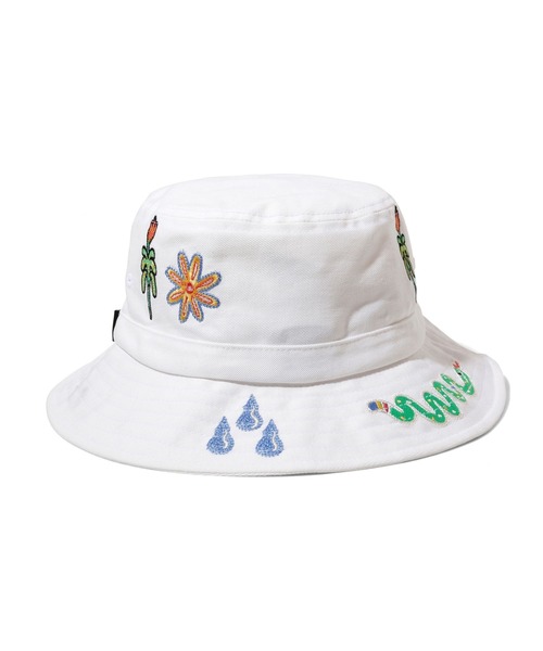 BILLIONAIRE BOYS CLUB（ビリオネア・ボーイズ・クラブ）の「BB GROWTH BUCKET HAT（ハット・メンズ・ホワイト・LARGE）」の2枚目の写真