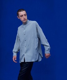 UNITED TOKYO | キャッチワッシャーバンドカラーシャツ(シャツ/ブラウス)