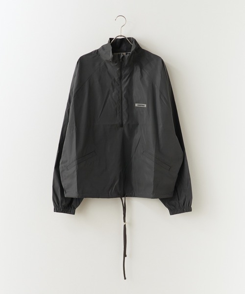 【中古 Lサイズ】fog essentials 黒 ナイロンジャケット FOG ESSENTIALS Essentials エッセンシャルズ ハーフジップ