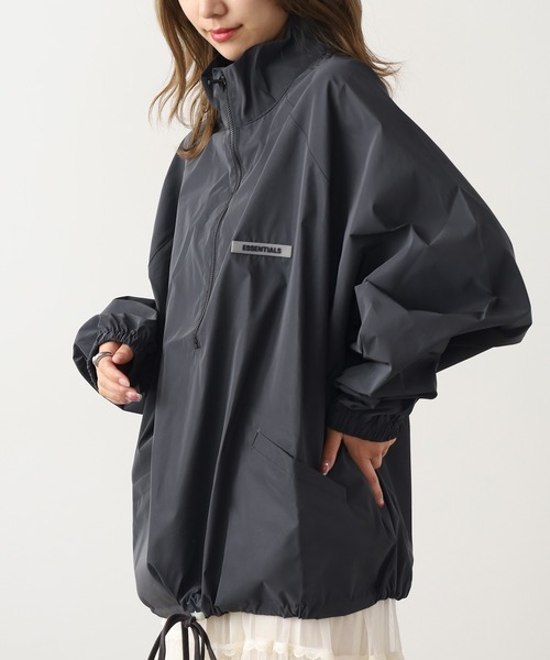 【正規品】FOG ESSENTIALS ハーフジップ ナイロンジャケット FOG ESSENTIALS ブルゾン アウター ESSENTIALS/エッセンシャルズ