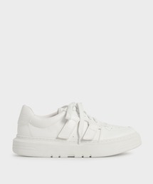 CHARLES & KEITH | レースアップ ベルクロスニーカー / Lace-Up Velcro Sneakers(スニーカー)