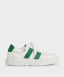 レースアップ ベルクロスニーカー / Lace-Up Velcro Sneakers