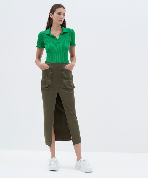 CHARLES & KEITH（チャールズ & キース）の「レースアップ ベルクロスニーカー / Lace-Up Velcro Sneakers（スニーカー・レディース・ホワイト/グリーン/アイボリー/ブラック・25.5cm/23cm/24.5cm/25cm/22.5cm/23.5cm）」の7枚目の写真