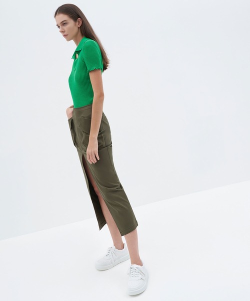 CHARLES & KEITH（チャールズ & キース）の「レースアップ ベルクロスニーカー / Lace-Up Velcro Sneakers（スニーカー・レディース・ホワイト/グリーン/アイボリー/ブラック・25.5cm/23cm/24.5cm/25cm/22.5cm/23.5cm）」の9枚目の写真