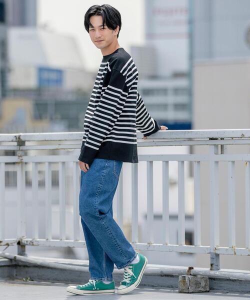 coen（コーエン）の「ナバルボーダーロングスリーブTシャツ（Tシャツ/カットソー・メンズ・ブラック/ホワイト・S/M/XL/L）」の9枚目の写真