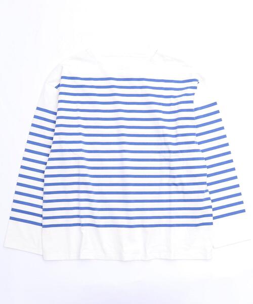 coen（コーエン）の「ナバルボーダーロングスリーブTシャツ（Tシャツ/カットソー・メンズ・ブラック/ホワイト・S/M/XL/L）」の12枚目の写真