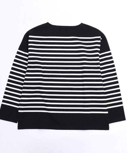 coen（コーエン）の「ナバルボーダーロングスリーブTシャツ（Tシャツ/カットソー・メンズ・ブラック/ホワイト・S/M/XL/L）」の6枚目の写真