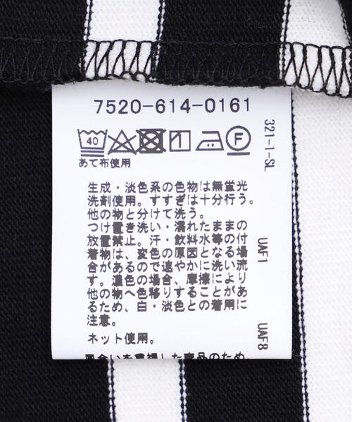 coen（コーエン）の「ナバルボーダーロングスリーブTシャツ（Tシャツ/カットソー・メンズ・ブラック/ホワイト・S/M/XL/L）」の18枚目の写真