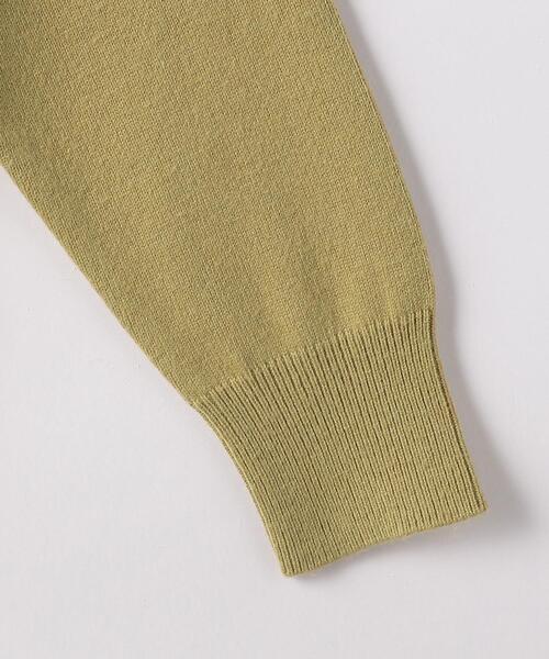 green label relaxing（グリーンレーベルリラクシング）の「LAUNDRY ランドリー W ハーフジップ プルオーバー ニット（ニット/セーター・レディース・オリーブ/ライラック/ライトグレー・FREE）」の18枚目の写真