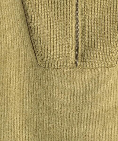 green label relaxing（グリーンレーベルリラクシング）の「LAUNDRY ランドリー W ハーフジップ プルオーバー ニット（ニット/セーター・レディース・オリーブ/ライラック/ライトグレー・FREE）」の20枚目の写真