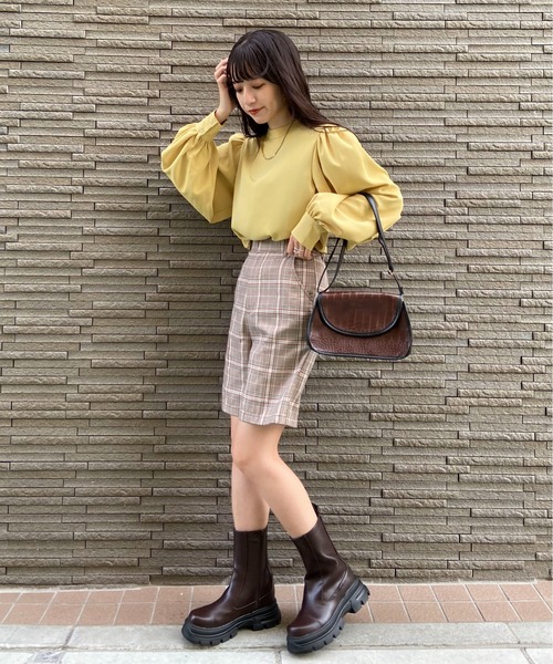 EPIMI E'PIMMY（エピミエピミー）の「ボリュームソールサイドゴアブーツ（ブーツ・レディース・ブラック/ダークブラウン・MEDIUM/LARGE）」の4枚目の写真