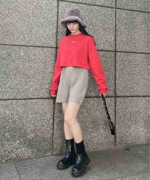 EPIMI E'PIMMY（エピミエピミー）の「ボリュームソールサイドゴアブーツ（ブーツ・レディース・ブラック/ダークブラウン・MEDIUM/LARGE）」の11枚目の写真