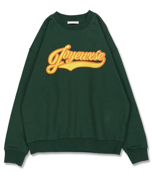 SPINNS（スピンズ）の「【ゆったりシルエット】裏起毛 刺繍ロゴスウェット（スウェット・レディース・ダークパープル/ダークグリーン/ネイビー/オフホワイト・ONESIZE）」の12枚目の写真