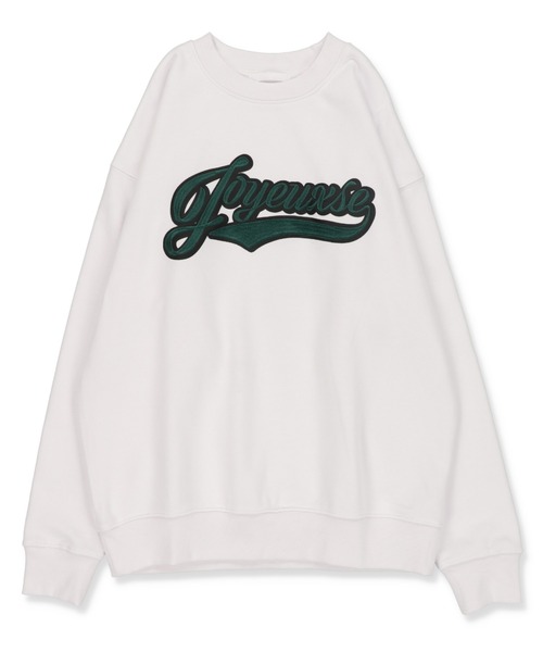 SPINNS（スピンズ）の「【ゆったりシルエット】裏起毛 刺繍ロゴスウェット（スウェット・レディース・ダークパープル/ダークグリーン/ネイビー/オフホワイト・ONESIZE）」の16枚目の写真