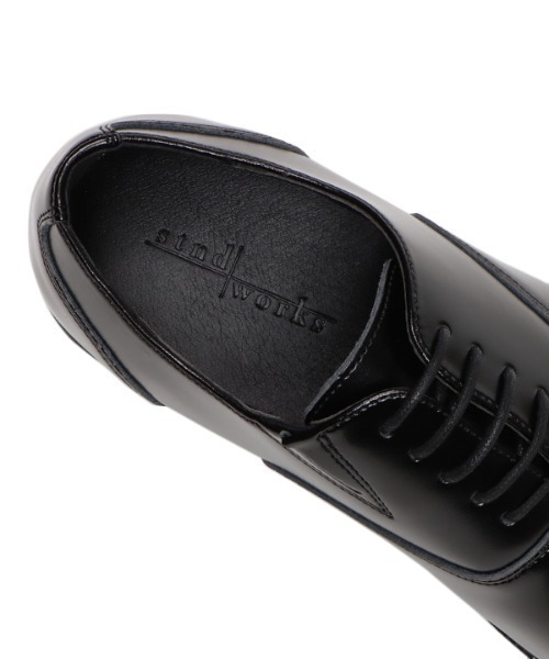 【Stnd works/スタンドワークス】走れる!!カウレザープレーントゥ ストレートチップドレスシューズ（ドレスシューズ）｜LUGG NAGG（ラグナグ）