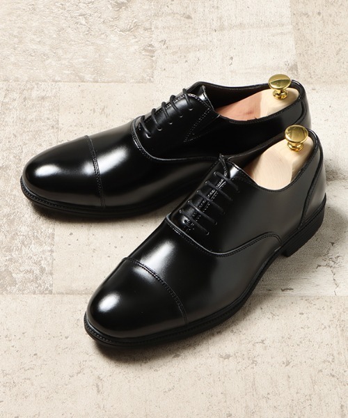 【Stnd works/スタンドワークス】走れる!!カウレザープレーントゥ ストレートチップドレスシューズ（ドレスシューズ）｜LUGG NAGG（ラグナグ）