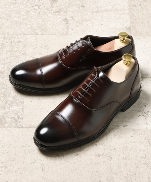 【Stnd works/スタンドワークス】走れる!!カウレザープレーントゥ ストレートチップドレスシューズ（ドレスシューズ）｜LUGG NAGG（ラグナグ）