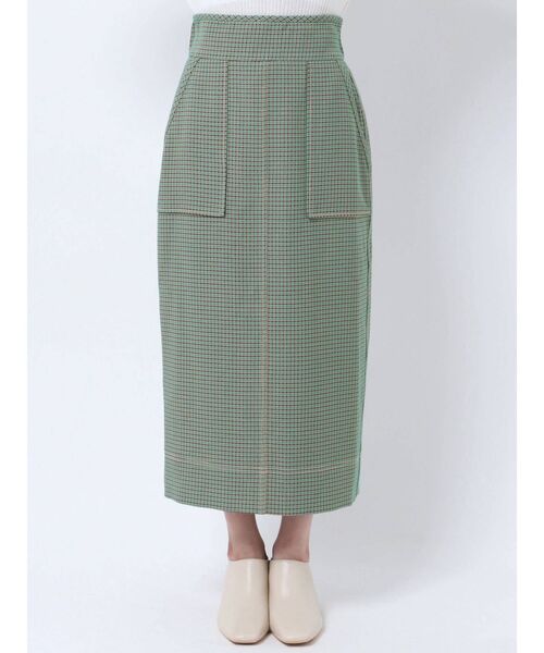 ELENDEEK（エレンディーク）の「ハイウエストストレートスカート（スカート・レディース・ブラック/オフホワイト/イエロー/その他1・01/02）」の12枚目の写真