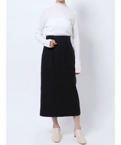 ELENDEEK（エレンディーク）の「ハイウエストストレートスカート（スカート・レディース・ブラック/オフホワイト/イエロー/その他1・01/02）」の13枚目の写真