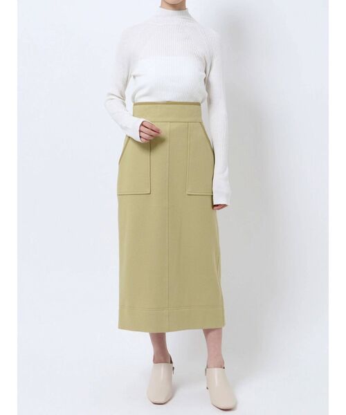 ELENDEEK（エレンディーク）の「ハイウエストストレートスカート（スカート・レディース・ブラック/オフホワイト/イエロー/その他1・01/02）」の22枚目の写真