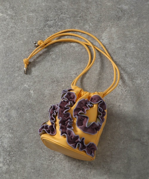 JEANASIS（ジーナシス）の「メロウフリルキンチャク/229281（ハンドバッグ・レディース・ブラック/イエロー系その他/ゼブラ・FREE）」の19枚目の写真