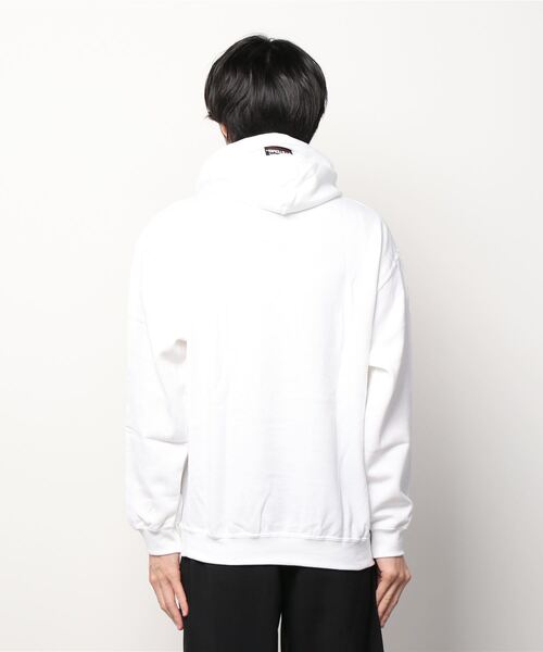 FULL-BK（フルビーケー）の「EDGE HOUSE PARKA 02（パーカー・メンズ・ホワイト/ブラック・MEDIUM/X-LARGE/LARGE）」の5枚目の写真