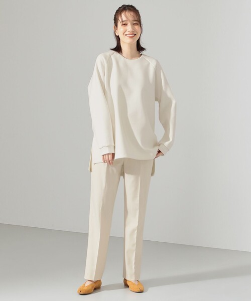 SHARE PARK（シェアパーク）の「【洗える】TRストレートパンツ（その他パンツ・レディース・ネイビー系/アイボリー系/ダークブラウン系/ダークブラウン系3・1/0）」の6枚目の写真