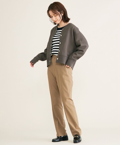 SHARE PARK（シェアパーク）の「【洗える】TRストレートパンツ（その他パンツ・レディース・ネイビー系/アイボリー系/ダークブラウン系/ダークブラウン系3・1/0）」の20枚目の写真