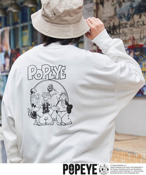 Tom＆Jerry（トムアンドジェリー）の「レトロアメコミ 別注 アソートデザイン オーバーサイズ裏毛プルオーバースウェット（スウェット・メンズ・ホワイト系1/ホワイト系2/ホワイト系3/ホワイト系4/ホワイト系5/ホワイト系6/ライトグレー系1/ライトグレー系2/ライトグレー系3/ライトグレー系4/ライトグレー系5/グレー系3/グレー系4/グレー系5/グレー系6/グリーン系1/グリーン系2/グリーン系6・M/L）」の2枚目の写真