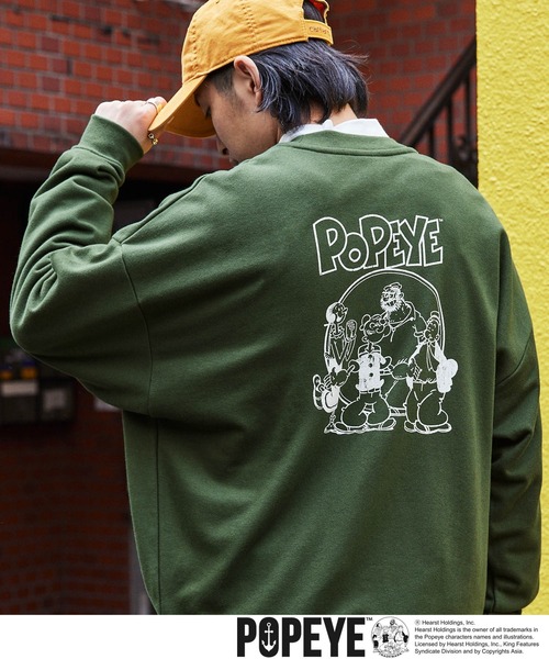 Tom＆Jerry（トムアンドジェリー）の「レトロアメコミ 別注 アソートデザイン オーバーサイズ裏毛プルオーバースウェット（スウェット・メンズ・ホワイト系1/ホワイト系2/ホワイト系3/ホワイト系4/ホワイト系5/ホワイト系6/ライトグレー系1/ライトグレー系2/ライトグレー系3/ライトグレー系4/ライトグレー系5/グレー系3/グレー系4/グレー系5/グレー系6/グリーン系1/グリーン系2/グリーン系6・M/L）」の16枚目の写真