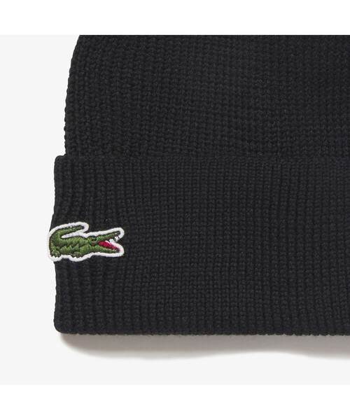 LACOSTE（ラコステ）の「ベーシックニットキャップ（ニットキャップ/ビーニー・レディース・ブラック/グレー/グリーン/ブラック系その他・FREE）」の8枚目の写真