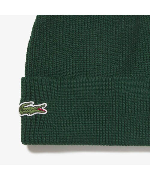 LACOSTE（ラコステ）の「ベーシックニットキャップ（ニットキャップ/ビーニー・レディース・ブラック/グレー/グリーン/ブラック系その他・FREE）」の9枚目の写真