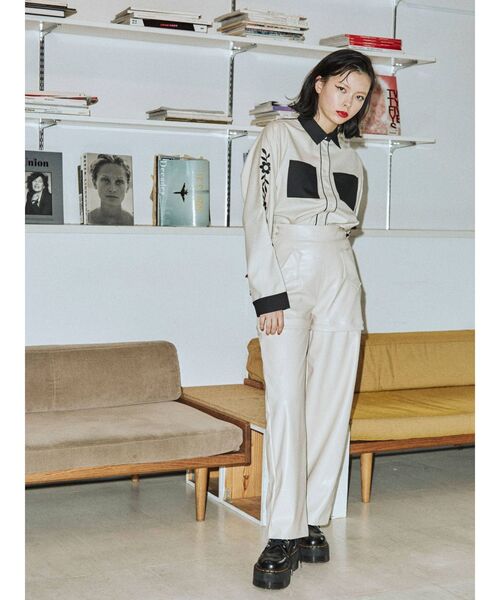 jouetie（ジュエティ）の「2WAYウエスタンパンツ（その他パンツ・レディース・アイボリー/ブラック/ブルー・MEDIUM）」の9枚目の写真