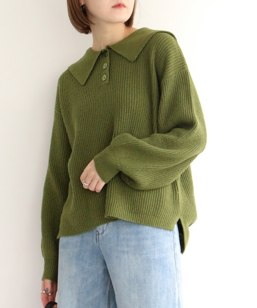 NODRESS セーター セーラーカラーニット（ニット/セーター）｜notch.（ノッチ）の