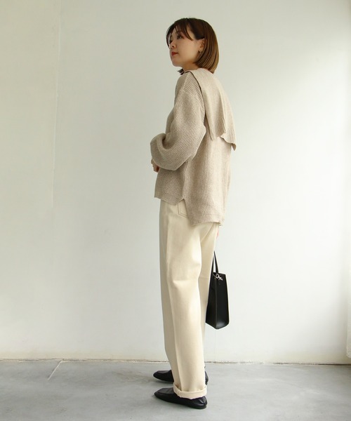 ⭐️おりめ⭐️新品 未使用　2点ニット セール】【cheriella】メッシュ風ルーズニット ショート丈