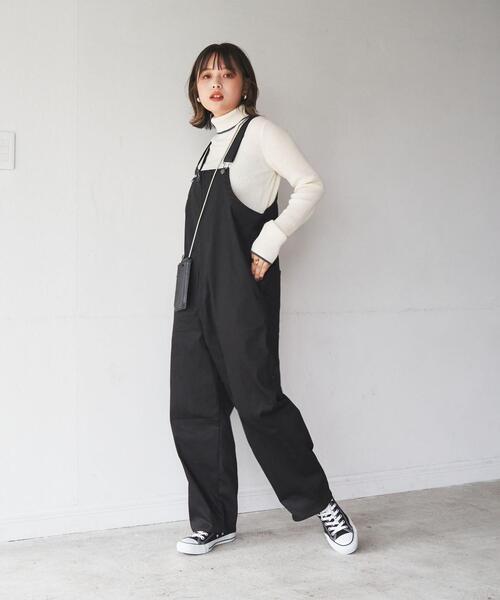 coen(コーエン)の「ハシカラーリブタートル(WEB限定カラー)(ニット/セーター・レディース・ダークグリーン/ダークグレー/ケリー/イエロー/ブラック/オフホワイト/ベージュ・M/L)」の11枚目の写真