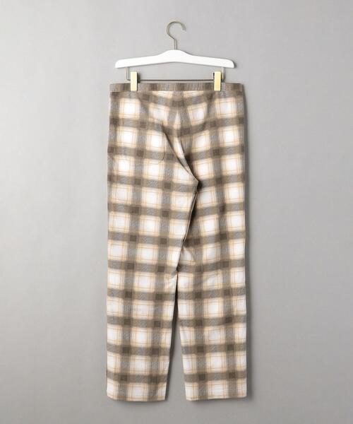 UNUSED（アンユーズド）の「＜UNUSED＞チェック パンツ Ψ（その他パンツ・レディース・ベージュ・0）」の2枚目の写真