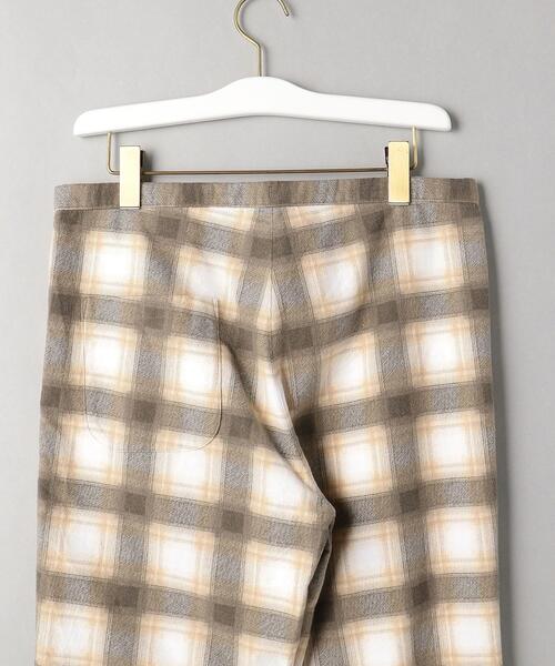 UNUSED（アンユーズド）の「＜UNUSED＞チェック パンツ Ψ（その他パンツ・レディース・ベージュ・0）」の4枚目の写真