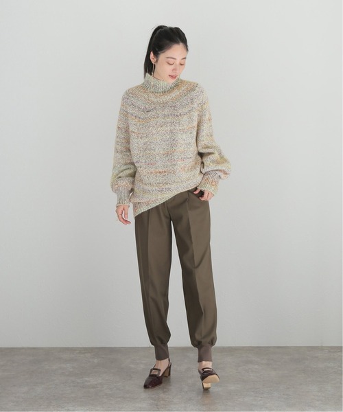 journal standard L'essage（ジャーナルスタンダードレサージュ）の「LANTANAハイネックプルオーバー◆（ニット/セーター・レディース・サックスブルー/オレンジ・FREE）」の6枚目の写真