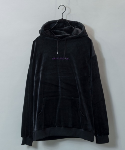 GALLIS ADDICTION（ガリスアディクション）の「GA FUR-VELOR HOODIE/ベロア プルパーカー（パーカー・メンズ・ブラック/グレー・M/L）」の17枚目の写真