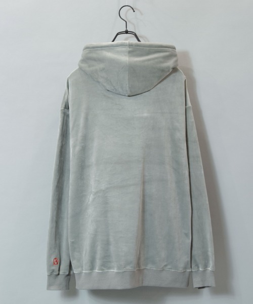 GALLIS ADDICTION（ガリスアディクション）の「GA FUR-VELOR HOODIE/ベロア プルパーカー（パーカー・メンズ・ブラック/グレー・M/L）」の20枚目の写真